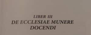 Libro III del CIC